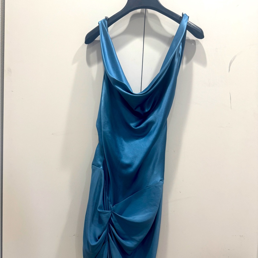 Black Halo Blake Mini French Sleeveless Drape Dress Size 4